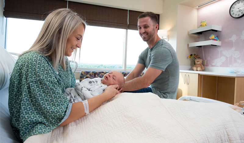 Parents with Newborn Baby