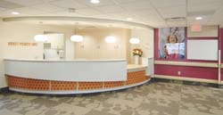 Peds Reception Area